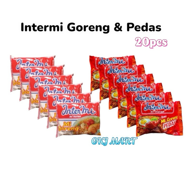 

20pcs Intermi Mi Instan Goreng & Pedas