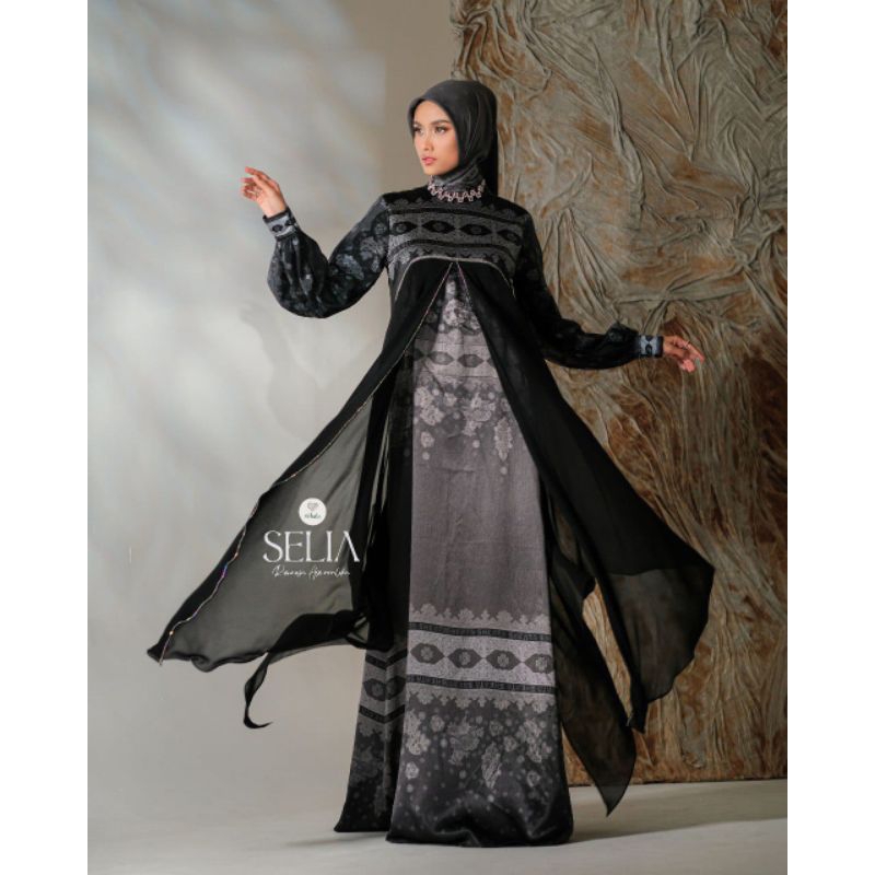 SHKATA/Selia set scarft by Shkata/set only/set premium/set mewah