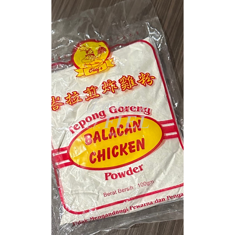 

Tepung Belacan / Balacan Chicken [Ori Malaysia]