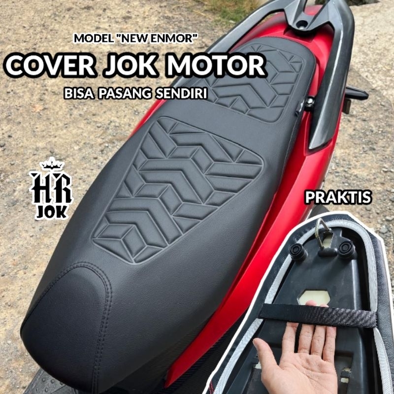 NEW ENMOR COVER JOK PELINDUNG JOK MOTOR (PAKAI KARET) mio yamaha honda VARIO BEAT