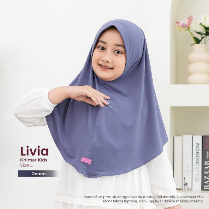 Arafa Hijab - Khimar Livia Kids | Hijab Anak Prempuan | Jilbab Premium