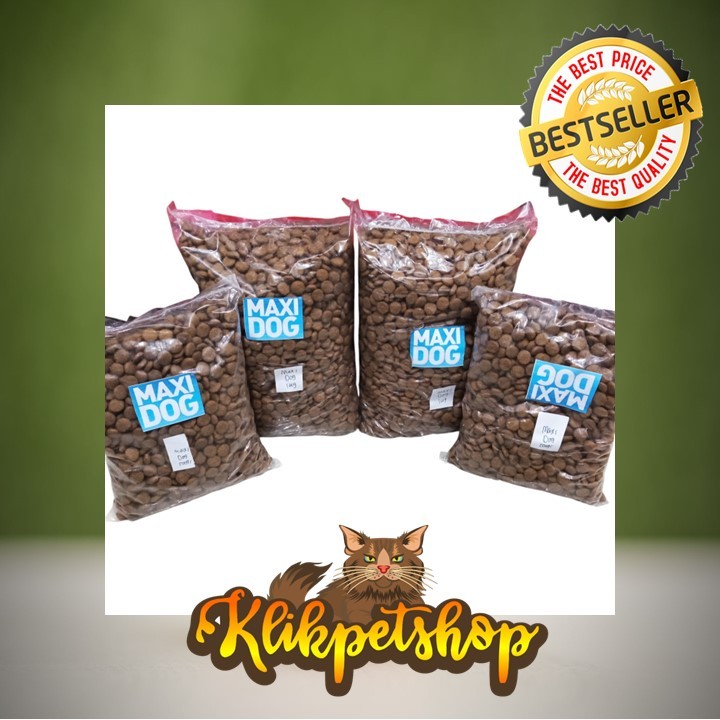 Makanan Kering Anjing Repack Maxi Dog Premium Dry Dog Food