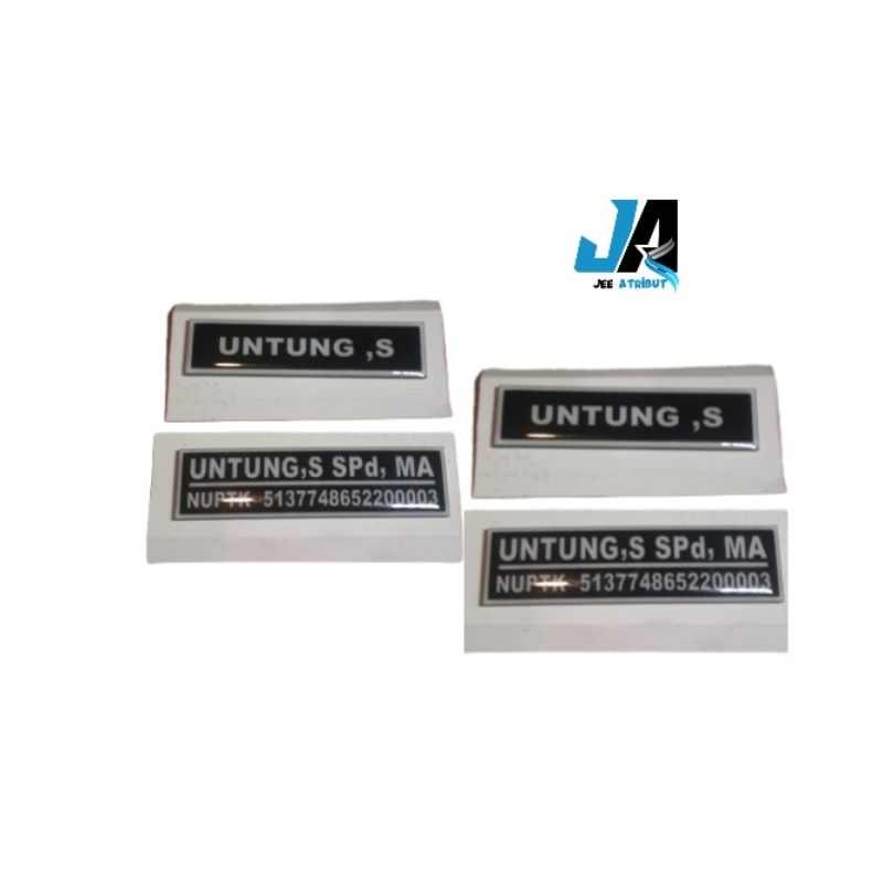 

Name Tag Resin/Papan nama resin/name tag resin magnet/papan nama resin penitik