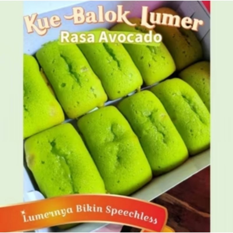 

Kue Balok Lumer Avocado