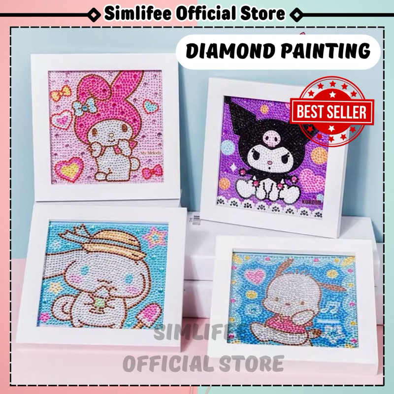 

Diamond Painting 1 Set Kreatif Lotso Cinnamoroll Kuromi Set Lengkap Dekorasi Kamar Anak