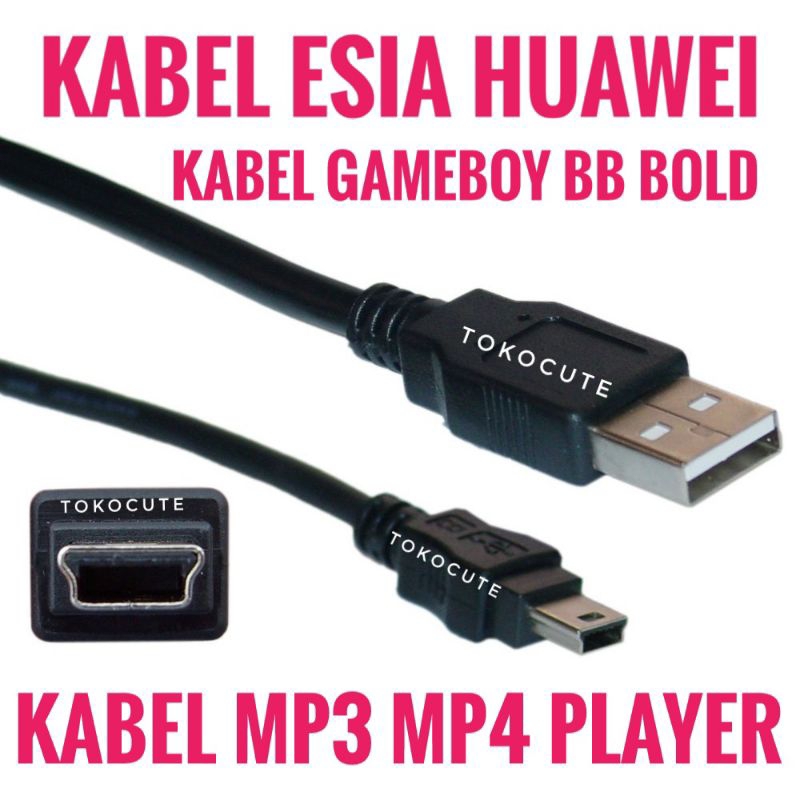 [SALE] Kabel Charger Cas Bisa Data, Cable For Nexian Esia MP3 MP4 PSP Mini USB, Kabel HP China