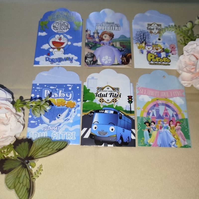 

Amplop Lebaran Kartun 2025 || Aesthetic Medium 1 Pack (10 Lembar)