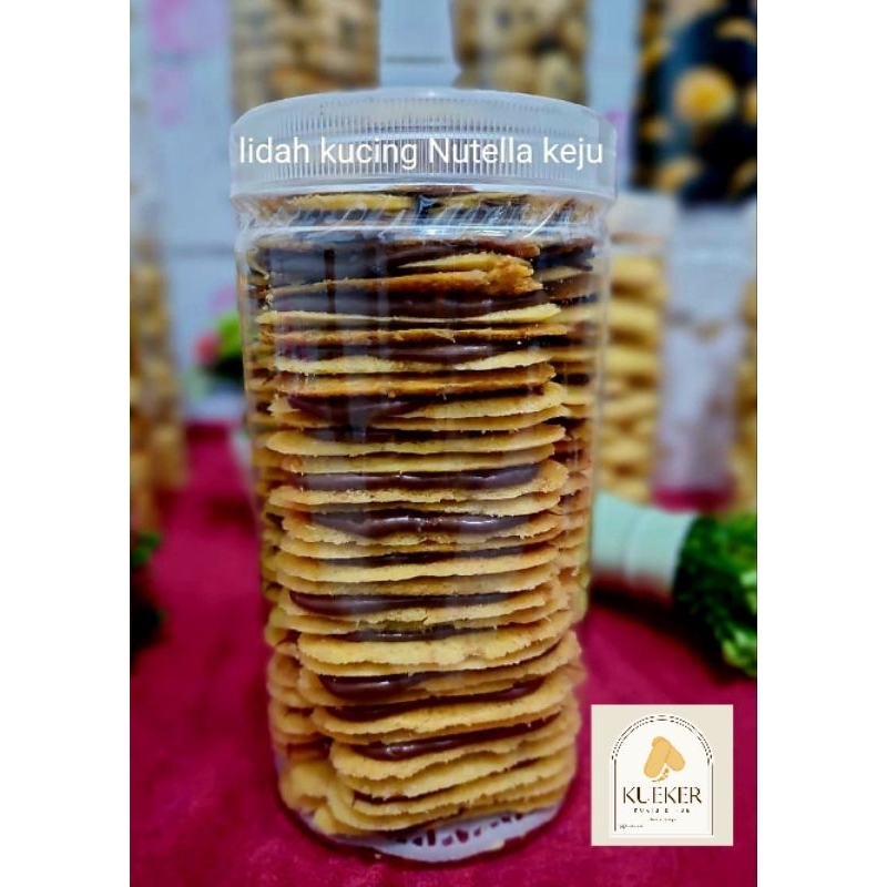 

SOLAGRACIER KUE KERING LIDAH KUCING NUTELLA KEJU / KUE NATAL / KUE IMLEK / KUE LEBARAN