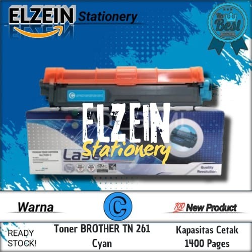 Cartridge Toner Compatible Brother TN261 TN 261 Cyan Printer HL-3140CW, 3150CDW, 3170CDN, 3170 CDW, 