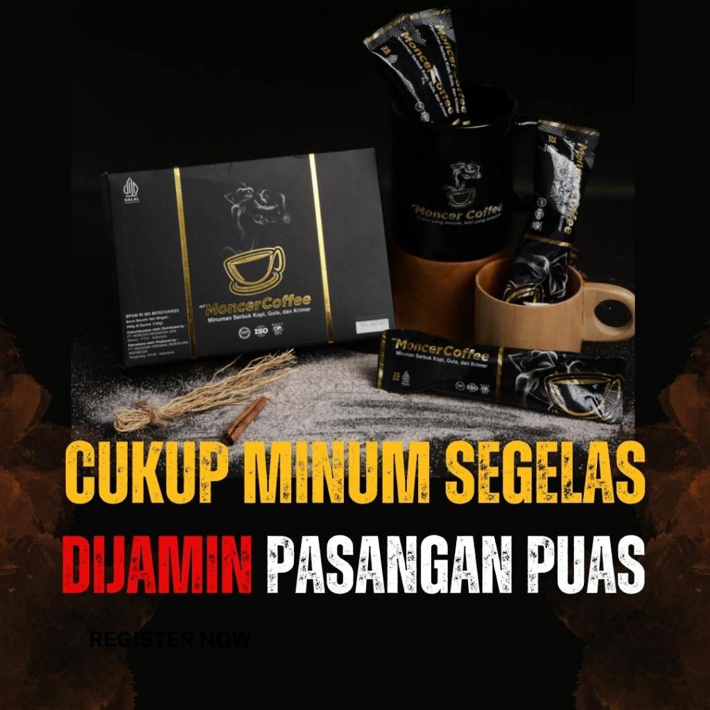

Moceerrr Coffee Original | Kopi Stamina Pria Kuat Tahan Lama Herbal Alami Khasiat Langsung Terasa