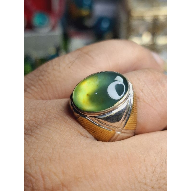 Batu Bacan Bahan Coklat Crystal Metalic