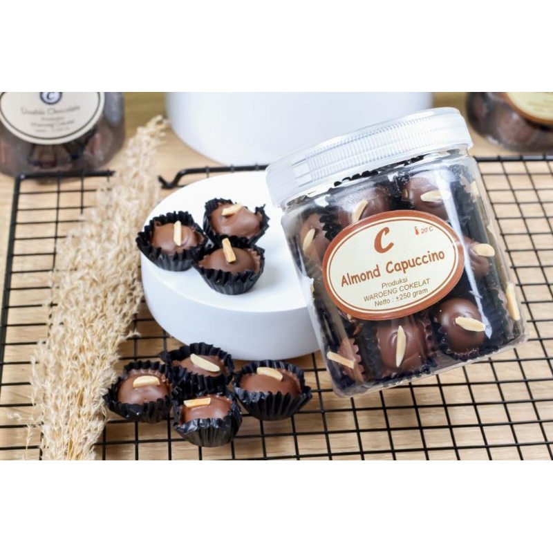 almond cappucino waroeng coklat