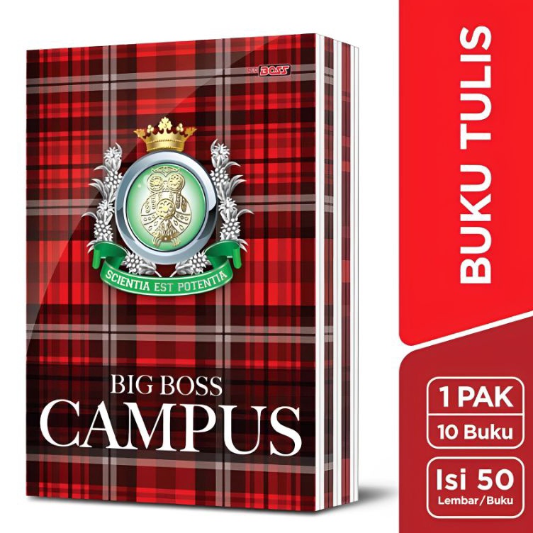 

Terlaris BUKU TULIS BIG BOSS CAMPUS BOXY 1PAK1BUKU Z72