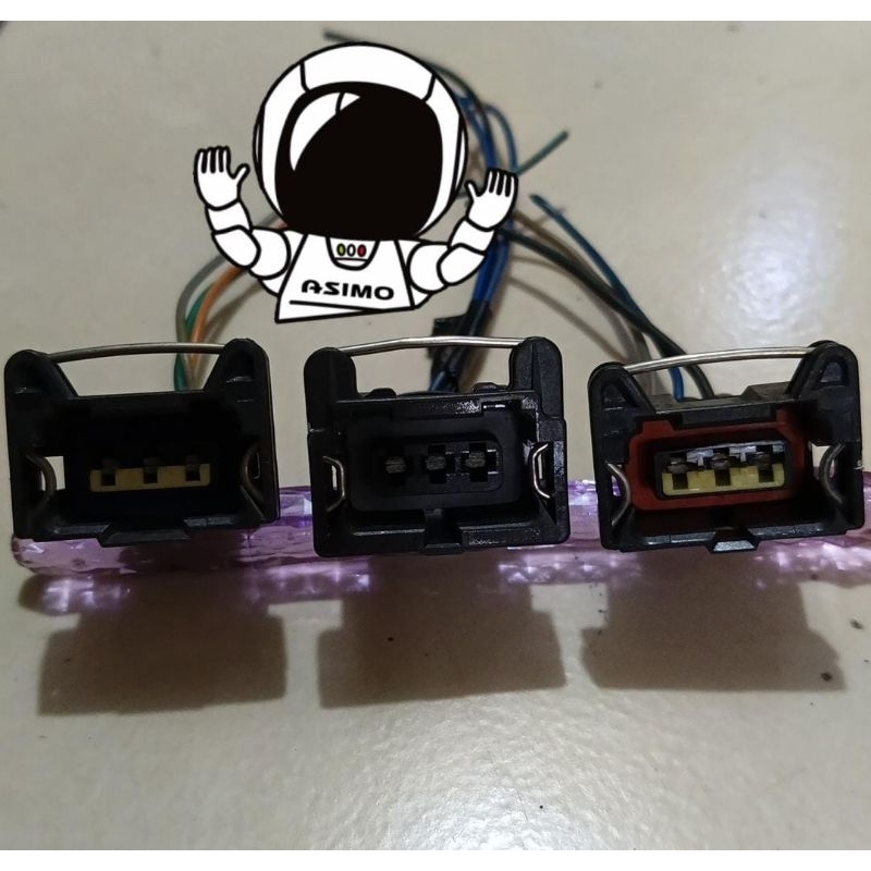soket pin 3 Original mitsubishi Outlander Eclipse cross Pajero sport SS120T Triton strada kuda Mirag