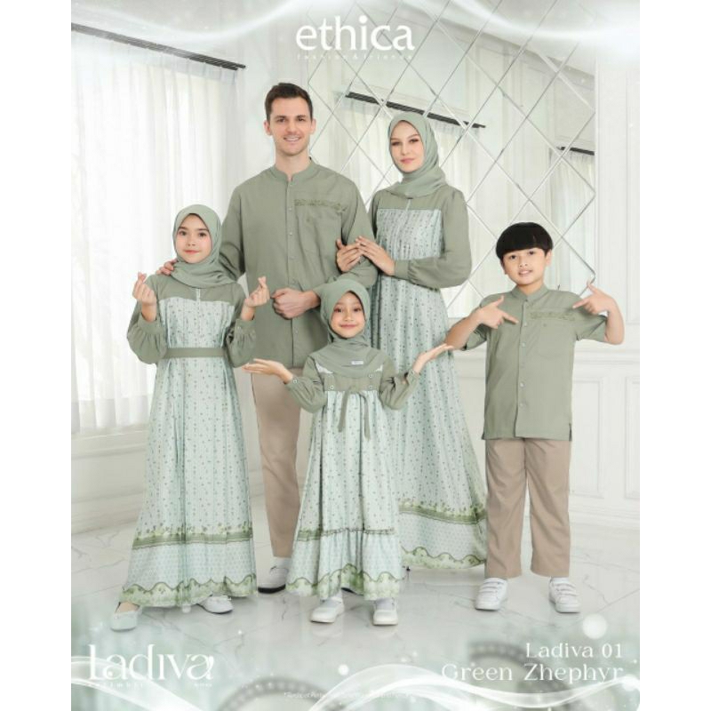 Ethica Sarimbit Ladiva 01Gamis Ibu Terbaru