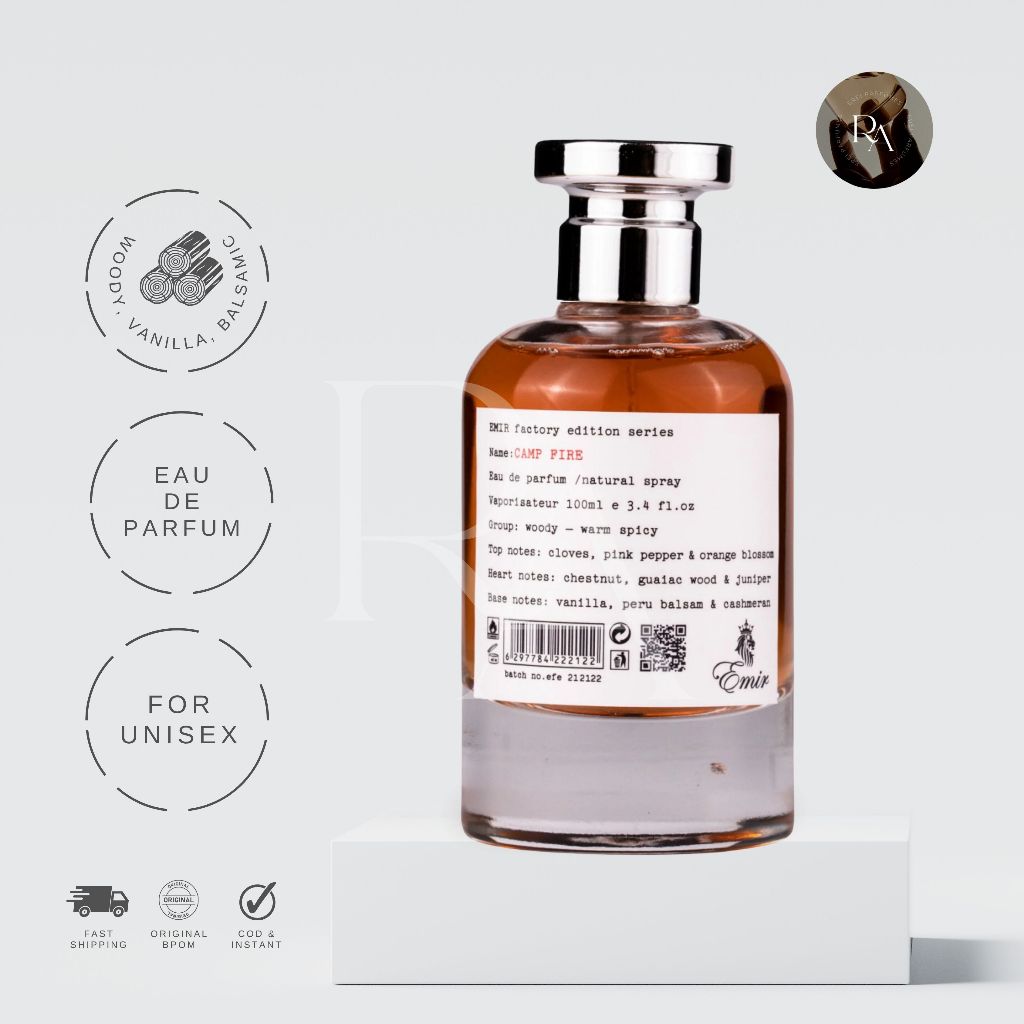Emir Factory Edition Camp Fire for Unisex - 100 ML