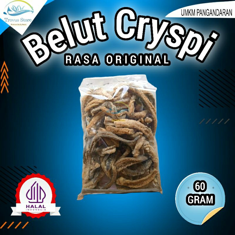 

Belut Cryspi Renyah Gurih Makanan Cemilan Oleh-oleh khas Pangandaran