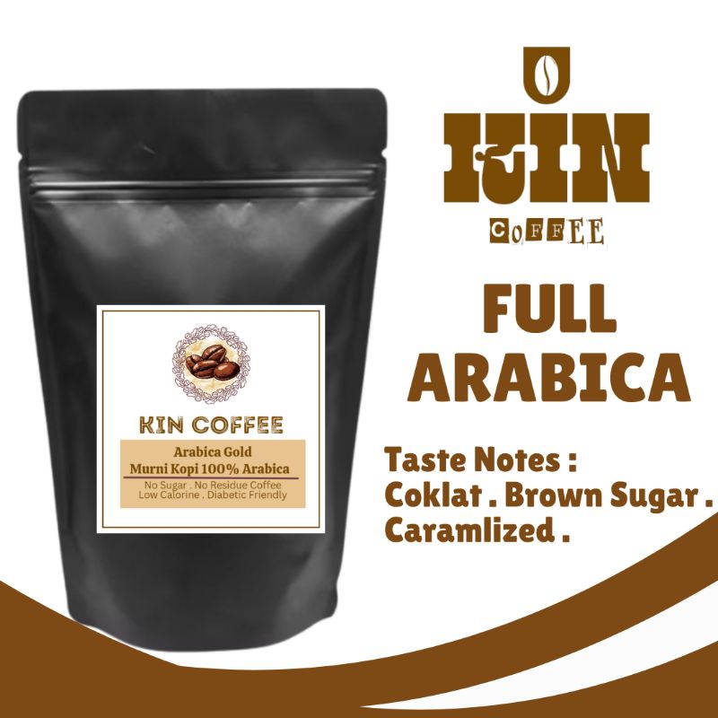 BUBUK KOPI HALUS 100% FULL PREMIUM ARABIKA TANPA AMPAS