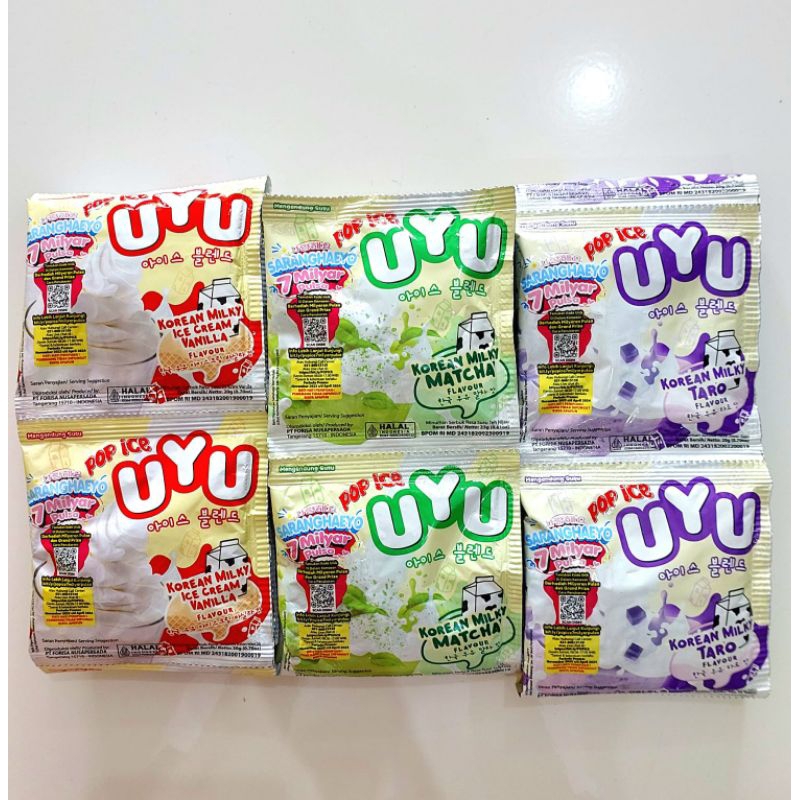 

POP ICE UYU korean Milk 1 receng