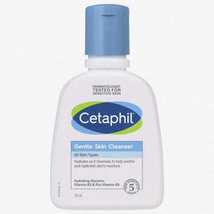 cetaphil gentle skin cleanser 125ml sabun cuci wajah muka