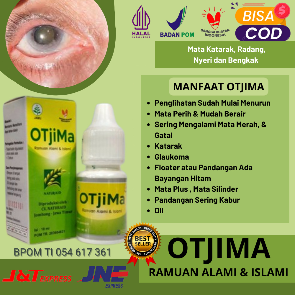 OTJIMA - Obat Tetes Mata Madu// Herbal Katarak, Radang, Nyeri dan Bengkak Herbal