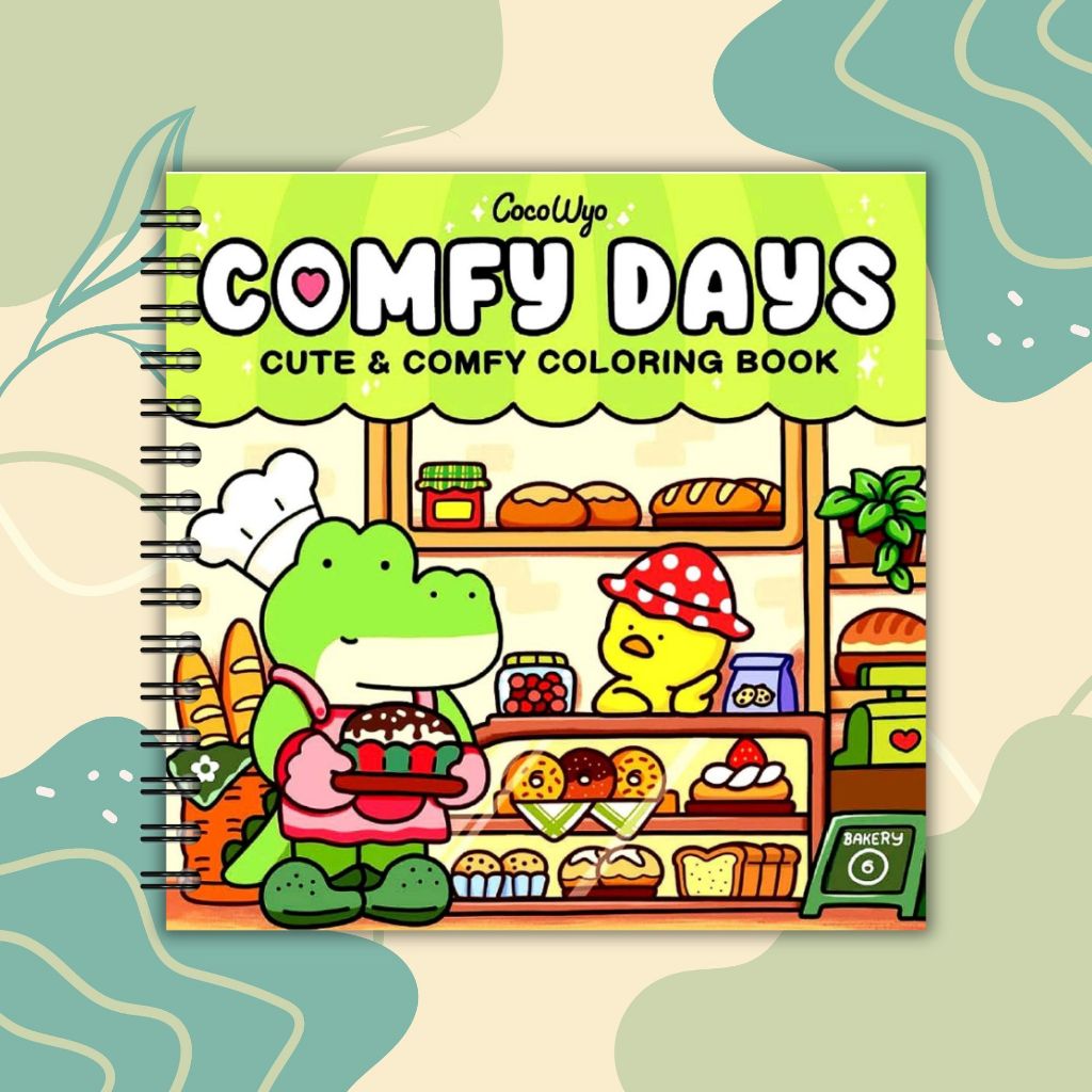 

Coloring Book Buku Mewarnai Comfy Days Stress Relief Healing Children Book Tebal 200gsm