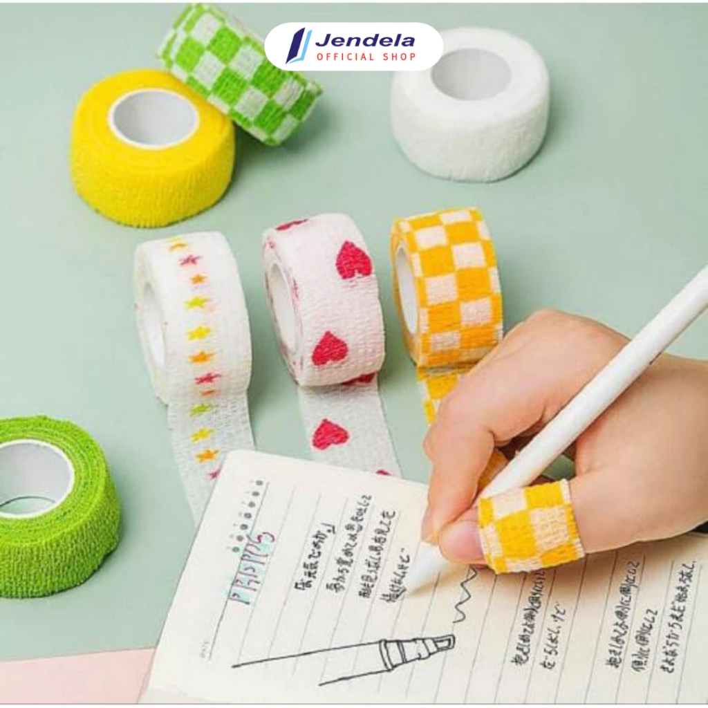 

Pita Pelindung Jari Finger Tape Aesthetic Perban Pelindung Jari Cute Bandage Writing Finger Tape Plester Jari Fancy Untuk Sekolah Pelindung saat Menulis ATK