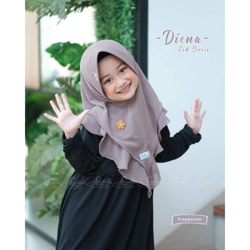 Diena Khimar Anak by Azamka Hijab Jilbab Instan Kerudung Anak Mewah Elegant