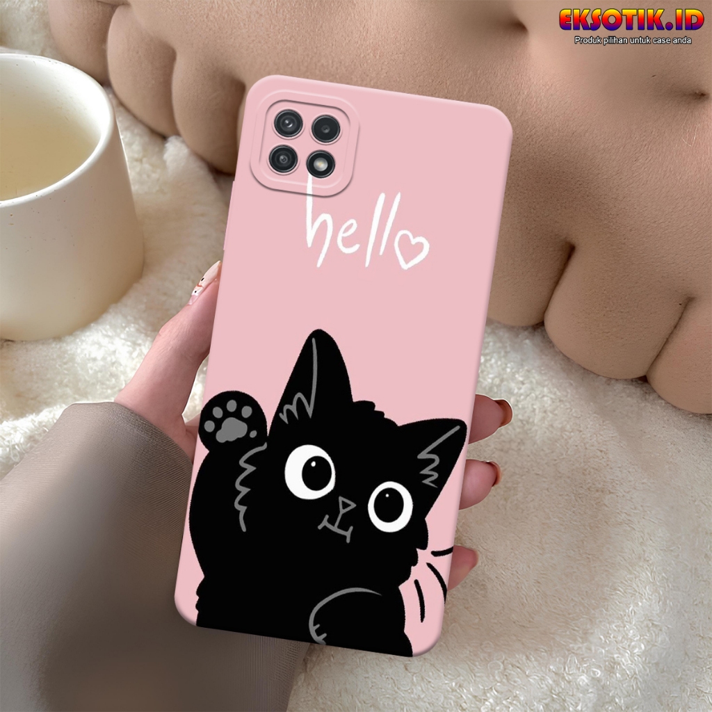 Case Samsung A22 5G - Casing Samsung A22 5G - Fashion Case - Silikon Samsung A22 5G  - Motif Keren D