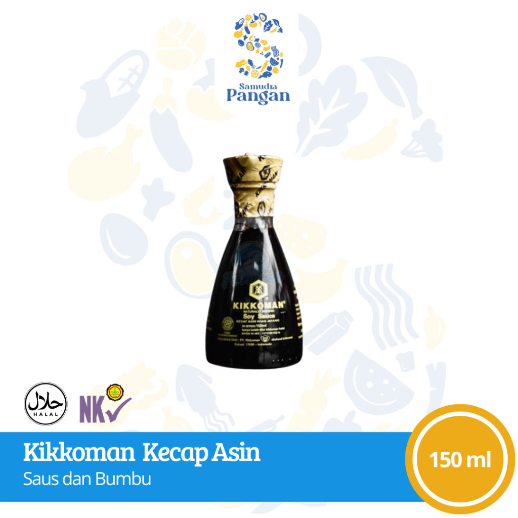 

Kikkoman Kecap Asin Khas Jepang Soy Sauce 150 ml