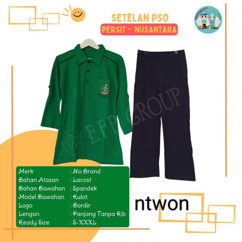 SETELAN OLAHRAGA PSO PERSIT NUSANTARA CELANA KULOT