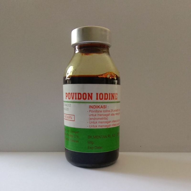 Povidon Iodine 100ml/antiseptik untuk hewan