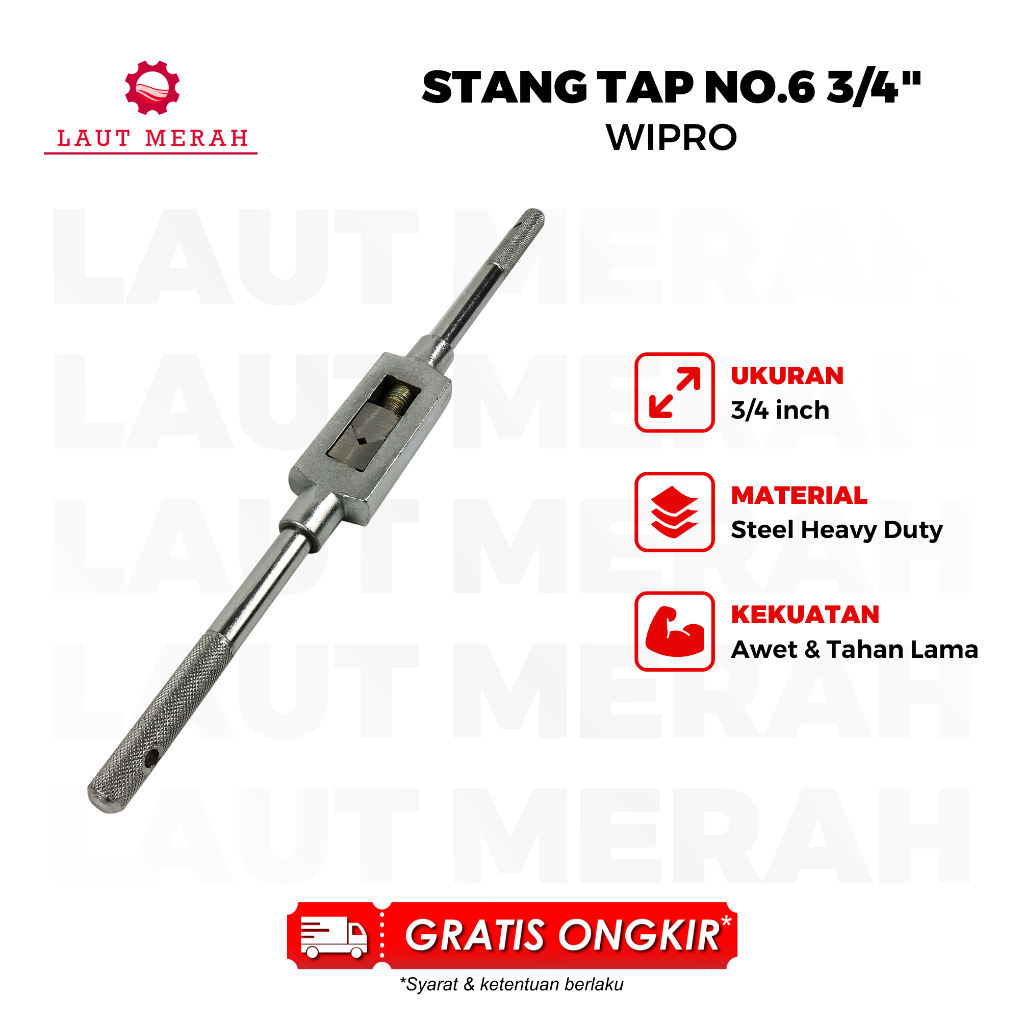 Gagang Hand Tap M6-M20 Wipro Gagang Tap / Handle Tap / Gagang Senai