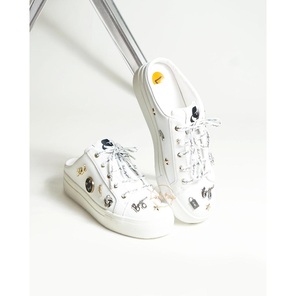 cordelia leather pin sneakers mules (authentic/original)