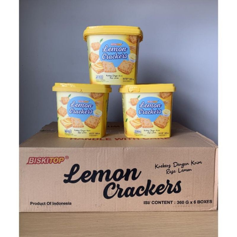 

Biskitop lemon crackers 360g