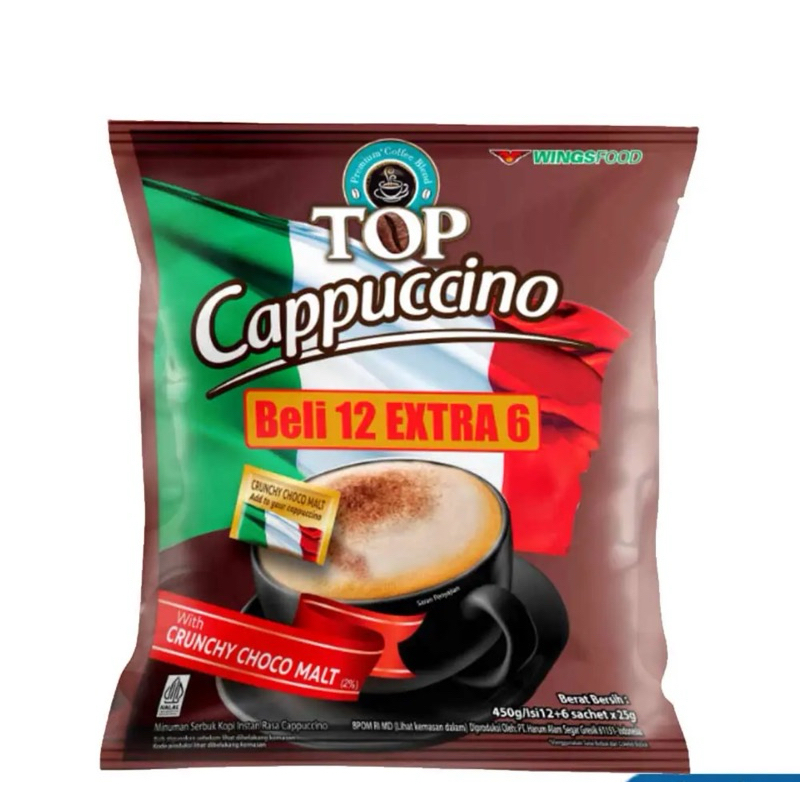 

Top Coffee Cappucino 12 Sachet