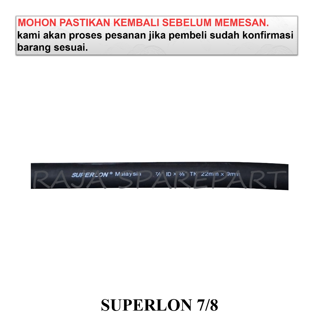 S7/8 SUPERLON/SUPERLON PEMBUNGKUS PIPA AC/SUPERLON 7/8