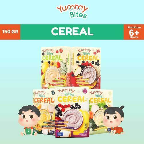 Yummy Bites Cereal MPASI OATMEAL Baby BB Booster Anti GTM / Bubur Bayi