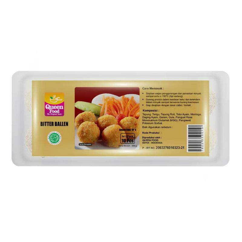 

QUEEN FOOD BITTER BALLEN 300g