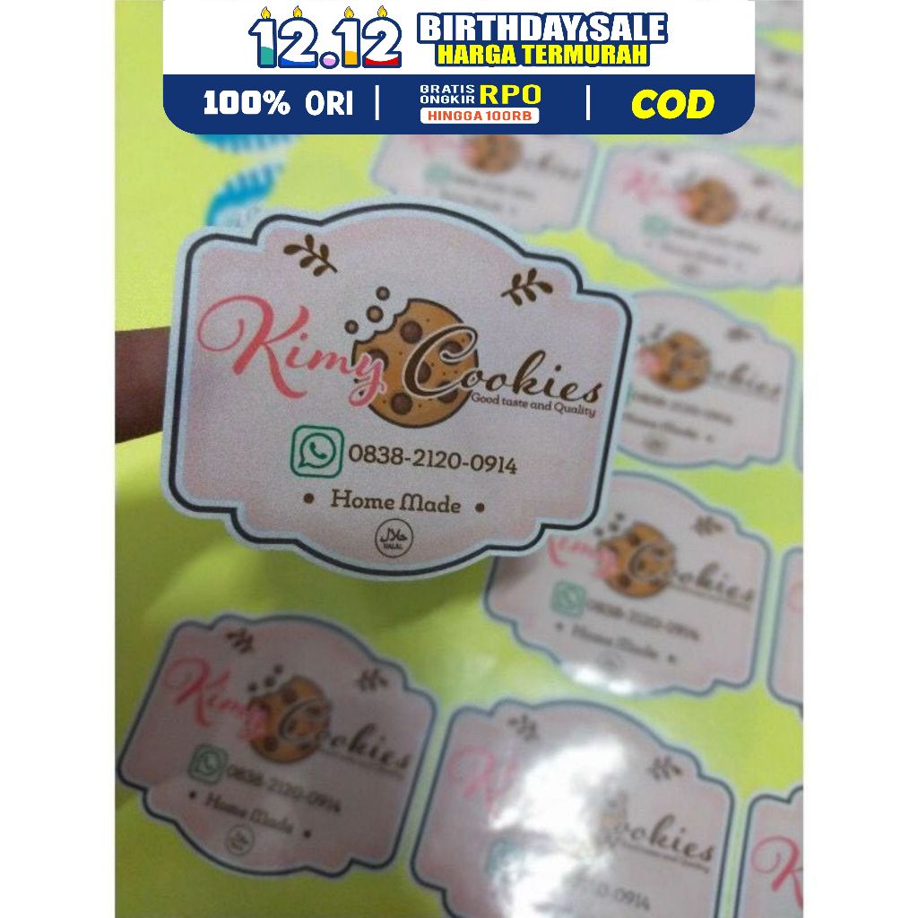 

STICKER LABEL CROMO A3+, STIKER PINT GLOSY, STIKER LABEL CUTTING