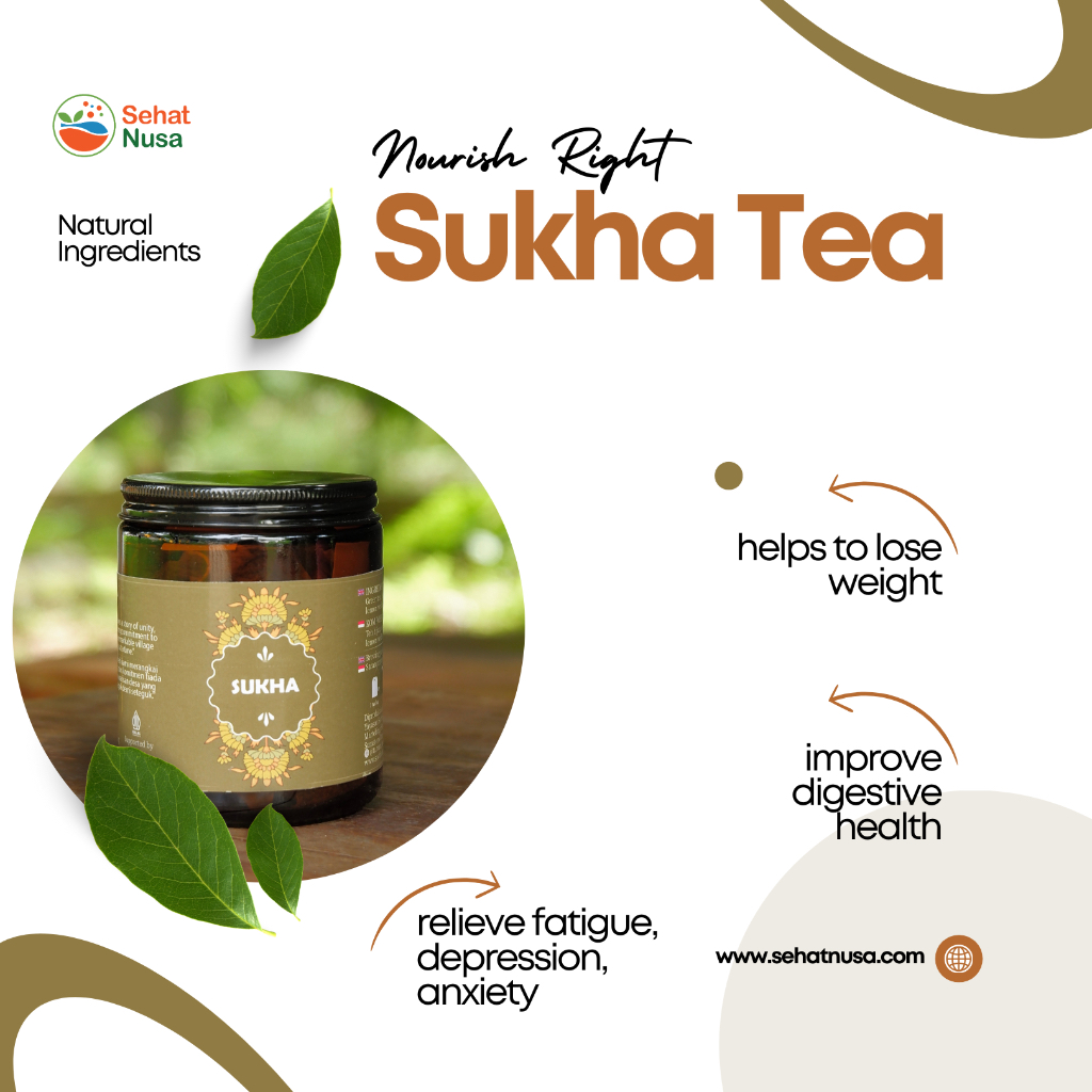 

SUKHA TEA - ARTISAN TEA - TEH CELUP HERBAL Sehat Nusa by Taman Konservasi Socfindo