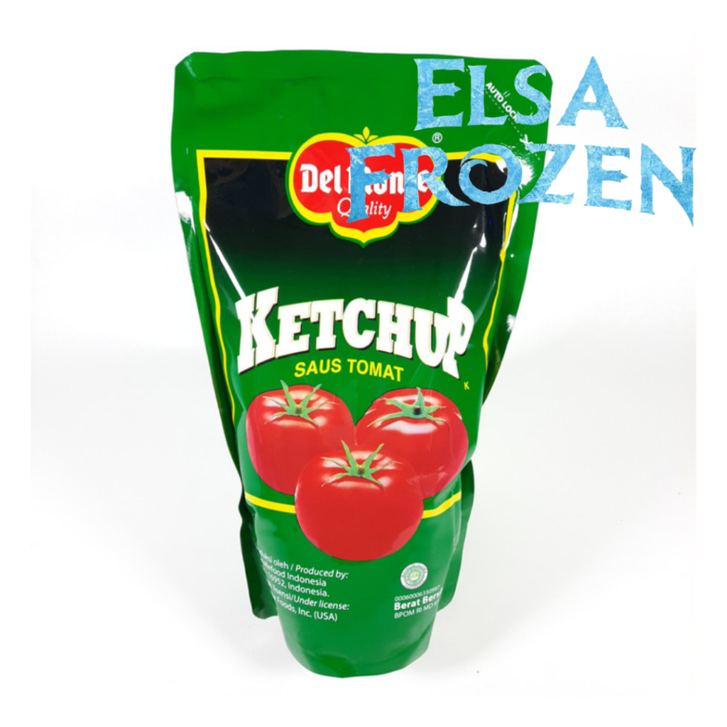 

DELMONTE TOMATO STANDING POUCH 1 KG SAUS TOMAT