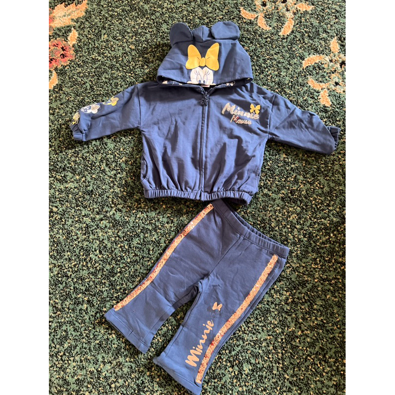 Setelan Jacket Hoodie Baby Anak Perempuan Minie Mouse Prenatal