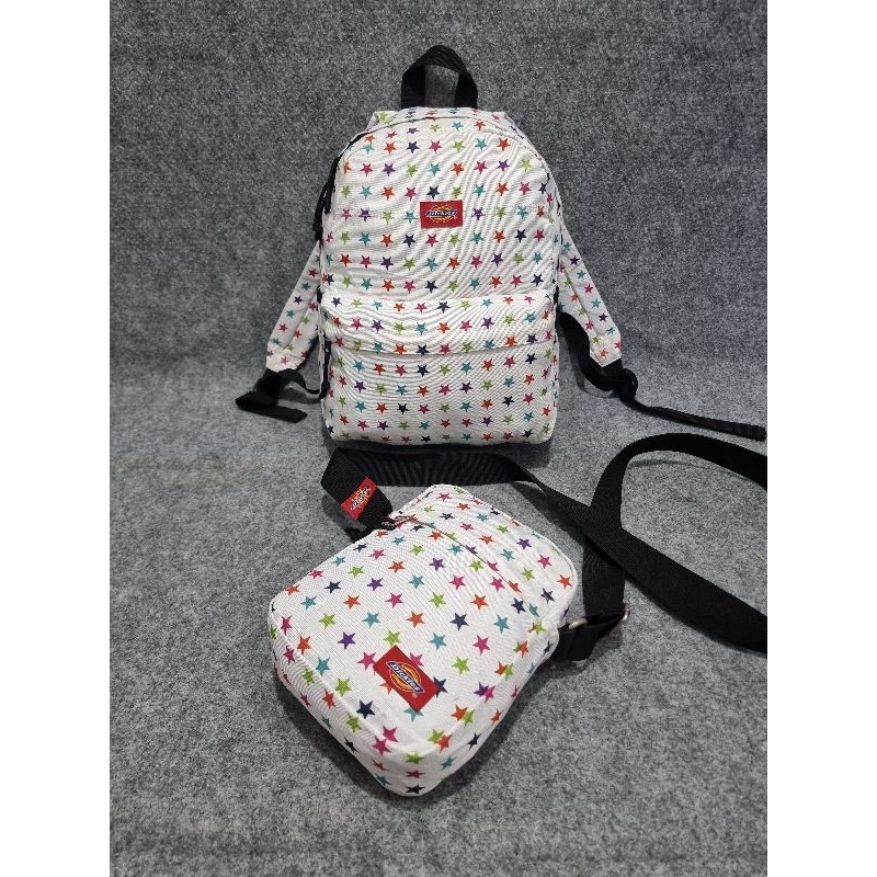 Ransel & sling bag Dickies motif bintang