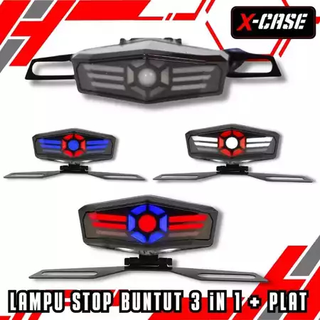 Lampu stop lamp led RX King plus sein 3 in 1 lampu stop custom motor sport lampu KLX CRF new Vixion