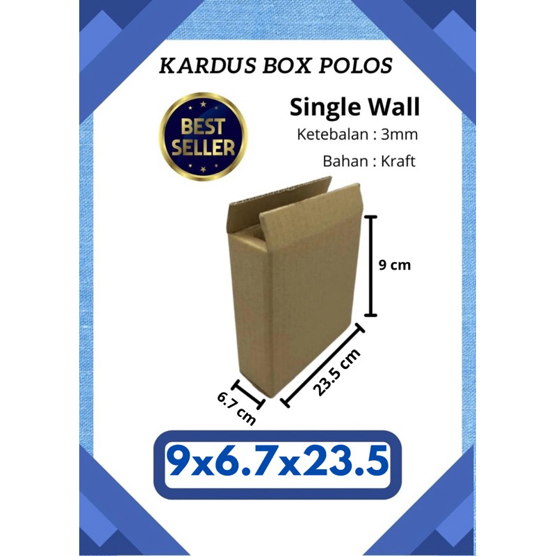 

Kardus Karton Box Uk 9x6.7x23.5 cm