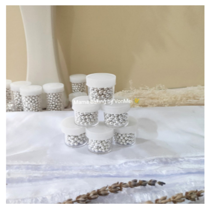

Sprinkle Ball Bola Silver Pearl Trimit Kecil Topping Hias Kue -+ 10 gr