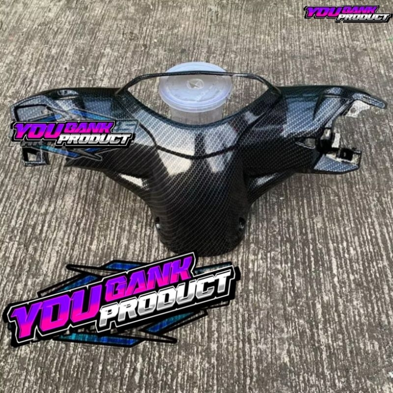 Batok blakang jupiter z new burhan carbon forged kevlar wtp carbon glossy