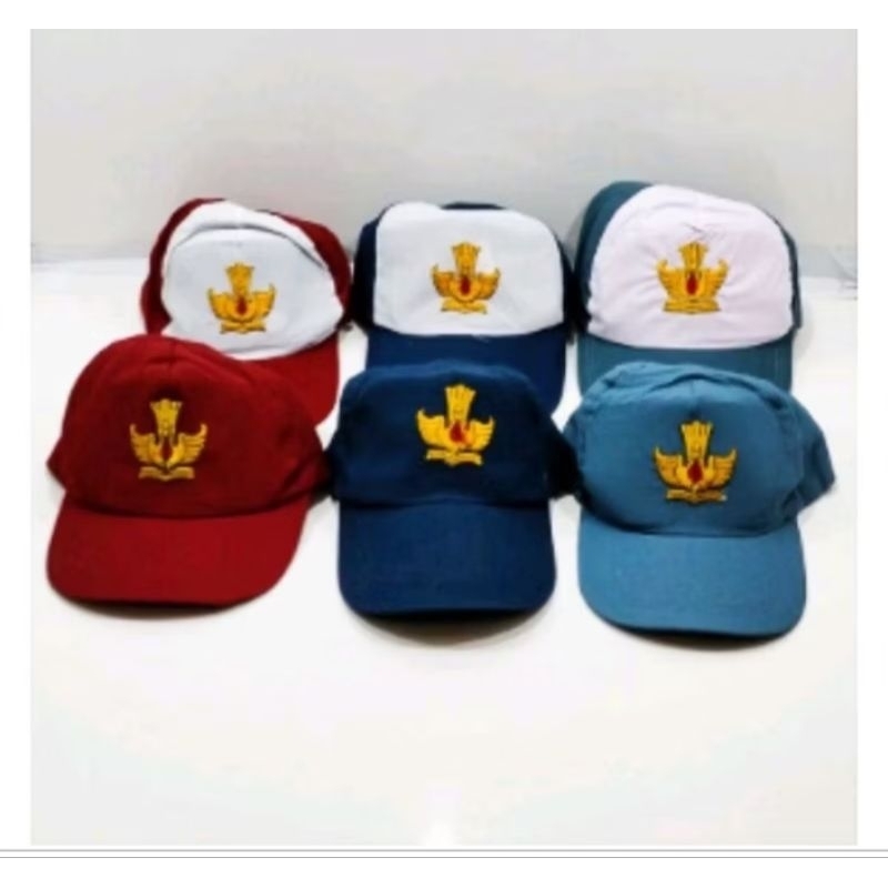 Topi Sekolah SD, SMP, SMA, SMK Bordiran TUT WURI HANDAYANI