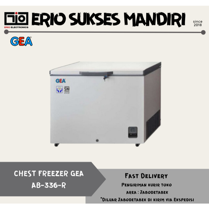 CHEST FREEZER GEA AB-336R / 330 LITER / AB 336 R